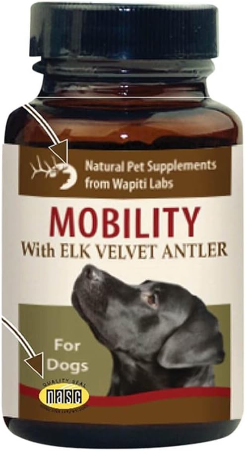 60 Count Dog Mobilty with Elk Velvet Antler Tablets