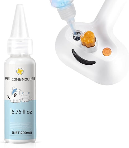 Pet Steam Brush Spray Refill for Dogs & Cats – Concentrated Waterless Shampoo, Pet Comb Leave-In Serum, 3-in-1 Grooming Spray Comb Mist, 1*Shampoo(Steam Brush not Included)