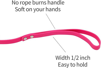 Long Dog Leash Waterproof Recall Training Lead Outdoor Long Line Great for Training, Beach, Play, Camping, or Backyard