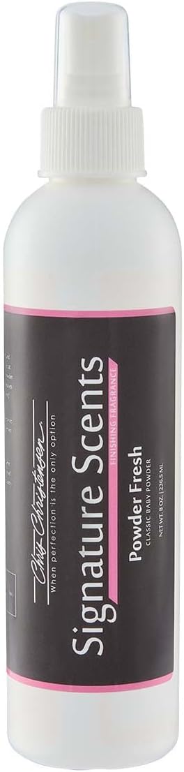 Chris Christensen Signature Scents Powder Fresh Grooming Pet Cologne, Groom Like a Professional, Long Lasting, Designer Fragrances, For Dogs and Cats, 8oz