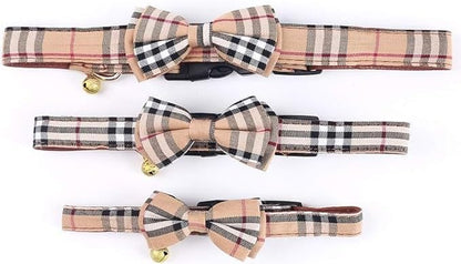 SuperBuddy Dog Collar, Adjustable Dog Collar, Pet Collar for Dog Soft Bowtie Dog Collars for Small Medium Large Pet