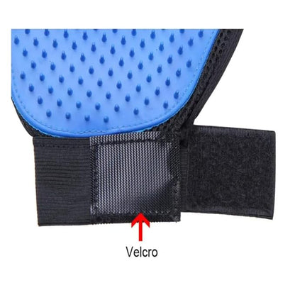 HOME LIFE | Pet Grooming | Gentle | Efficient Hair Fur Removal | Bath | Pet Glove Brush (Red - Right Hand Only)