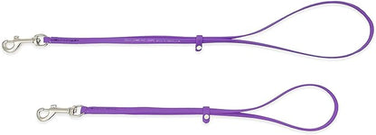 Jelly Pet Grooming Loop for Dogs | Fits Most Pet Grooming Tubs/Tables | Easy to Clean, Waterproof & Durable Noose Loop | Stronger Than Leather | Made in The USA (1/2'' x 24'', Purple)