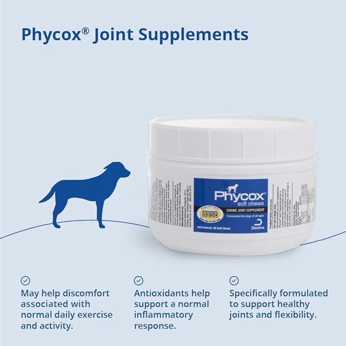Phycox Dog Joint Supplement Soft Chews, 60 Ct