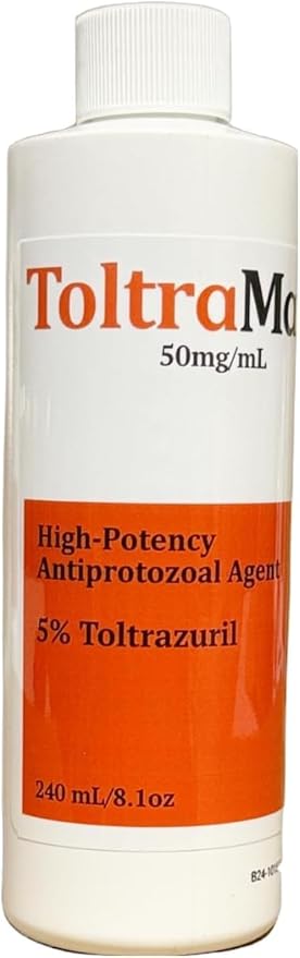 ToltraMax Toltrazuril 5.0% for Horses, Dogs, Cats, 240mL/8 Ounce, for Non-Food Chain Animals, Alfalfa