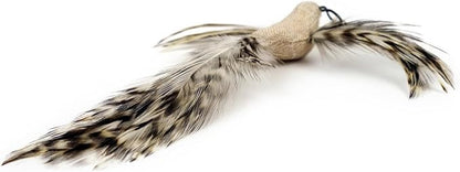 TTcat Feather Cat Toy Attachments,4 Pcs Simulation Flying Birds Refills, Cat Toys Replacement Feathers for Cat Kitten Wand.
