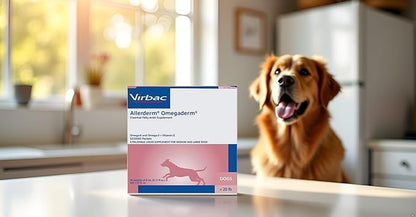 Virbac Allerderm Omegaderm EZ-Dose Packets for Medium & Large Dogs 28 Count