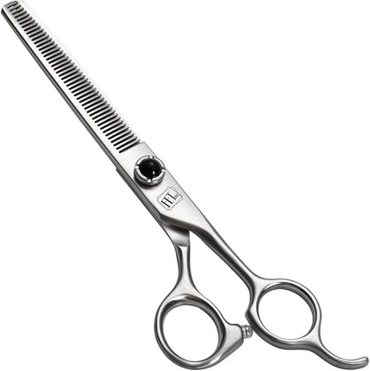 Fenice Totem Dog Grooming Scissors: 6.5 inch Pet Blender Shears Made Of Japanese 9CR Advanced Stainless Steel Professional Grooming Scissors for Dogs Cats and Other Pets