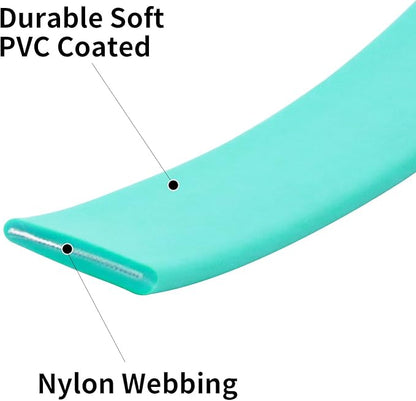 Waterproof Dog Training Leash 50FT 30FT 15FT 10FT 5FT Heavy Duty Recall Long Lead for Large Medium Small Dogs (5FT, Mint Green)