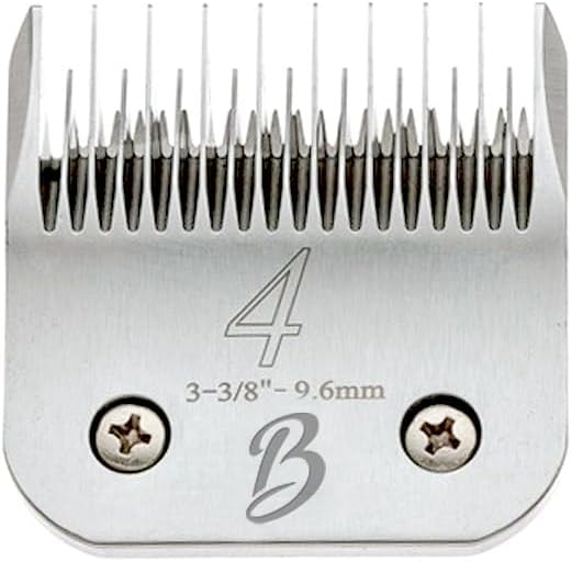 Bucchelli Detachable A Series 4 Blade Dog Grooming Skip Tooth Cuts Length 3 3/8" - 9.6mm Japanese High Carbon Steel Dog Grooming Blade Supplies | Detachable Blade Clippers (Compatible A5 Series(B4)