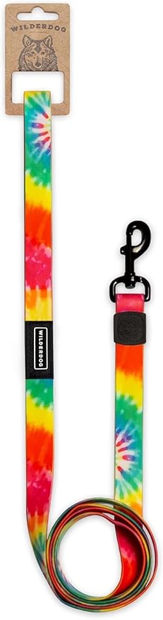 Wilderdog Waterproof Dog Leash - Repels Water & Dirt - Tie Dye