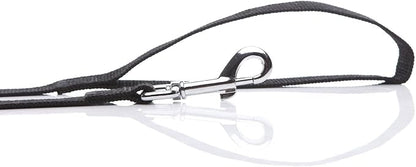 Nylon Dog Leash 8 Feet Long, Walking Training Dog Leashes for Medium Large Dogs(1" X 8 ft, Black)