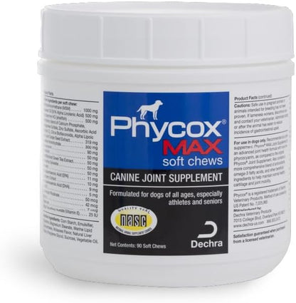 Phycox MAX Dog Joint Supplement Soft Chews, 90 Ct