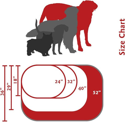 Majestic Pet 52 Inch Bagel Calming Dog Bed Washable – Cozy Soft Round Dog Bed with Spine Support for Dogs to Rest Their Head - Fluffy Donut Puppy Mat 52x35x11 (Inch) X-Large – Pink