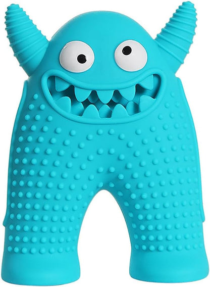 LOS ANDES Squeaky Dog Toys for Medium Small Dogs, Cute Monster Pet Toy, Silicone Toy with Interactive Squeaker to Kill Boring Time