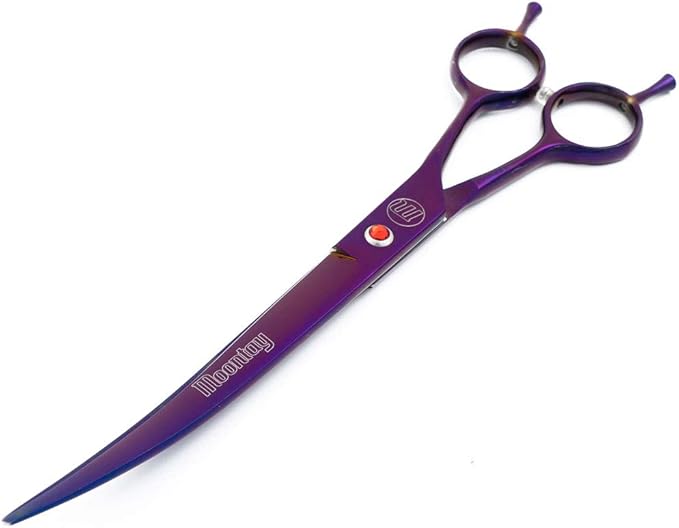 Professional Dog Grooming Scissors Set, 7 Inch/8 Inch Pet Grooming Scissors Chunkers Shears for Dog, Curved Groom Scissor, Thinning Shears for Pet with Comb