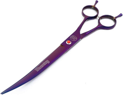 Professional Dog Grooming Scissors Set, 7 Inch/8 Inch Pet Grooming Scissors Chunkers Shears for Dog, Curved Groom Scissor, Thinning Shears for Pet with Comb