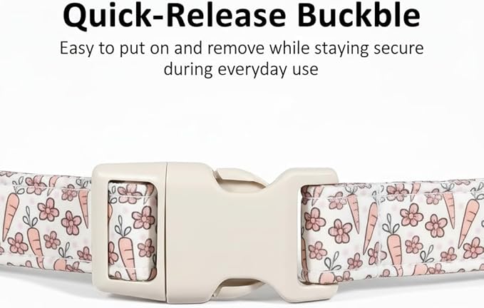 Small Dog Collar, Cute Spring Pattern for Small Dogs, Cute Dog Collar, S