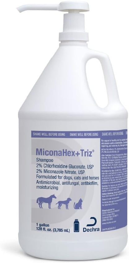 MiconaHex+Triz Shampoo for Dogs, Cats and Horses, Gallon