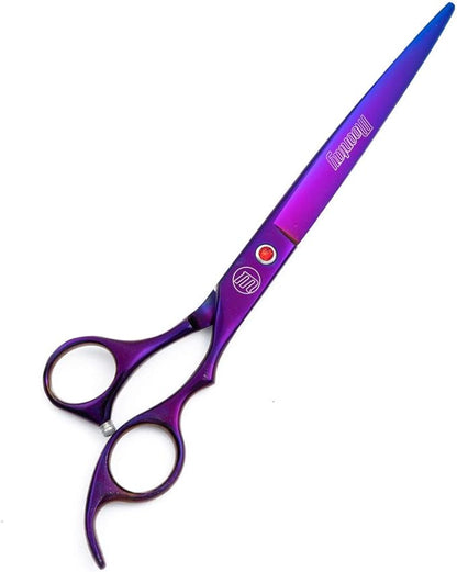 Professional Dog Grooming Scissors Set, 7 Inch/8 Inch Pet Grooming Scissors Chunkers Shears for Dog, Curved Groom Scissor, Thinning Shears for Pet with Comb