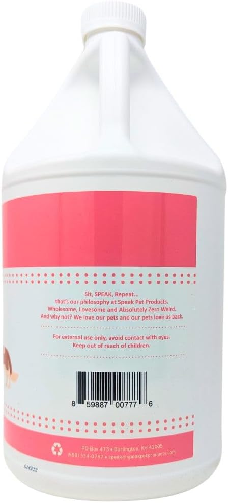 Speak Pet Products Shine Enhancing Dog Shampoo, Grapefruit Citrus, 1 Gallon