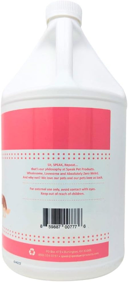 Speak Pet Products Shine Enhancing Dog Shampoo, Grapefruit Citrus, 1 Gallon