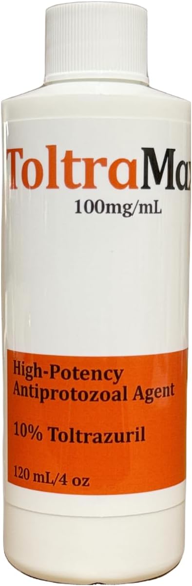ToltraMax Toltrazuril 10.0% for Horses, Dogs, Cats, 120mL/4 Ounce, for Non-Food Chain Animals