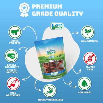 john bully Collagen Spring 5"-6", The Best Option for Your Dog, 100% Natural, Rich in Protein, Highly Digestible, Gluten Free,Premium Grade Quality,Odor Free The Real Collagen