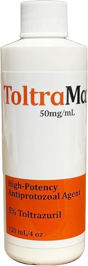 ToltraMax Toltrazuril 5.0% for Horses, Dogs, Cats, 120mL/4 Ounce, for Non-Food Chain Animals, Peanut Butter