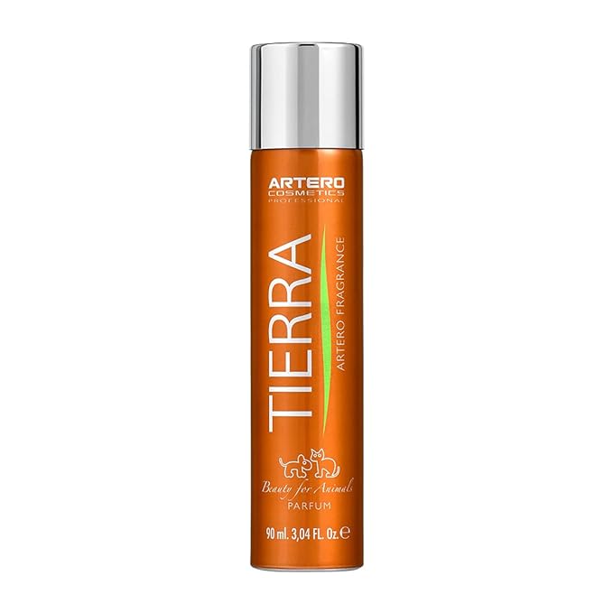 ARTERO Perfume. Finishing Cologne for Dogs and Cats, Grooming Spray. Cologne Long Lasting Sprays After Bath - deodorizing. (Tierra)