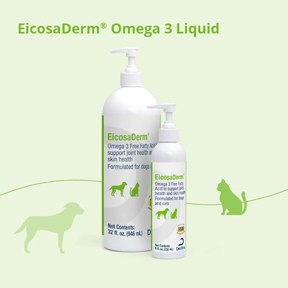 Omega 3 Liquid for Dogs and Cats, 32 oz