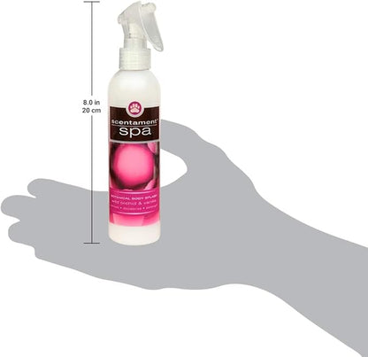 Best Shot Scentament Spa Botanical Body Splash, Detangler Spray, Body Spray for Pets, Cat and Dog Cologne Spray, Wild Orchid Vanilla, 8 Oz.
