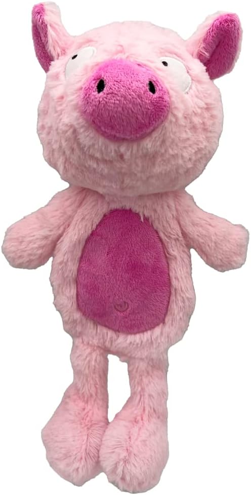 Huxley & Kent Slappies for Dogs | Piggie Smalls (Small) | Squeak & Shake Dog Toy | No Stuff Squeaky Toy, TPR Ball in Head | Simulates Hunting Nature for Dogs