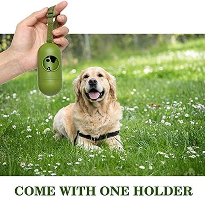 Dog Poop Bags Rolls: Leak-Proof Poo Bag with Dispenser – Large Unscented Poop Bags for Doggy Dogs (450 Count)- Green