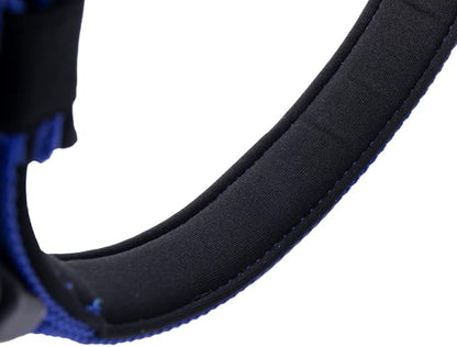 EXCELLENT ELITE SPANKER Reflective Dog Collar Classic Soft Padded Breathable Nylon Adjustable Pet Collar with Quick Release Buckle for Boy Girl Male Female Puppies Small Medium Large Dogs(Blue-S)