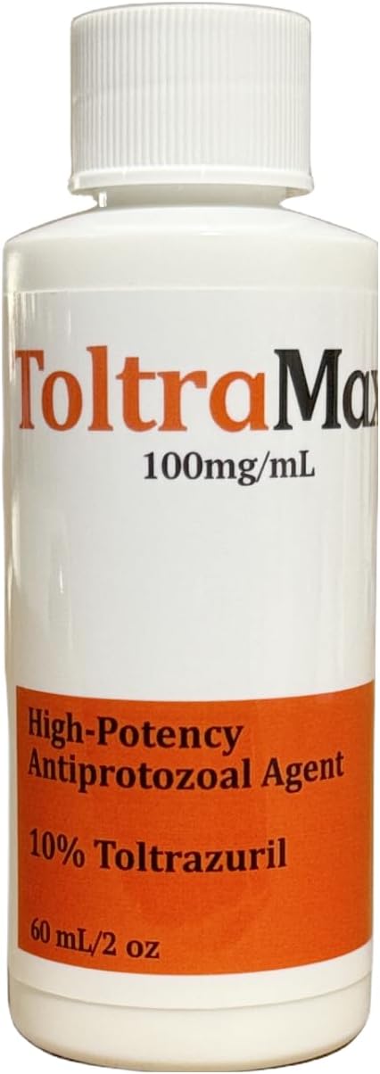 ToltraMax Toltrazuril 10.0% for Horses, Dogs, Cats, 60mL/2 Ounce, for Non-Food Chain Animals