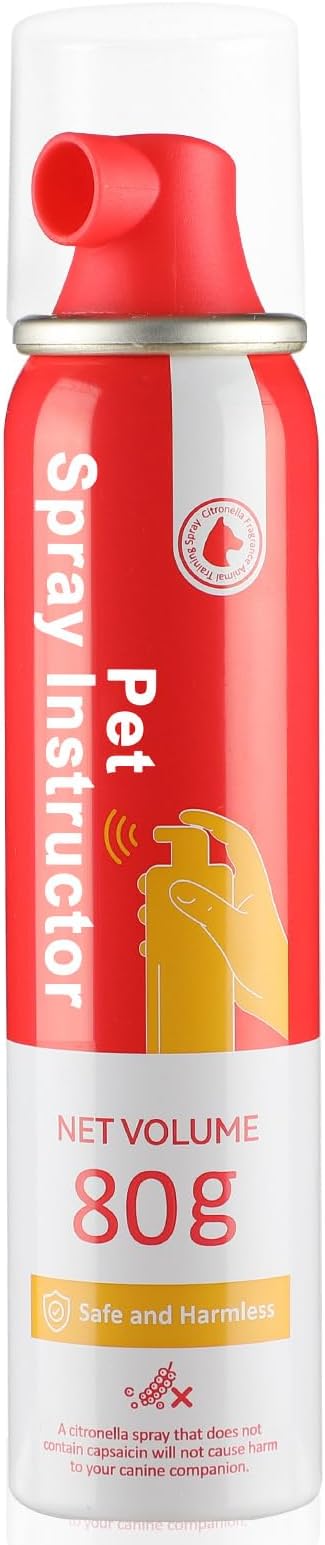 KDSZJDV Corrector Spray Dog Trainer, 80ml 1 Pack Dog Corrector Spray for Dogs to Stops Barking, Jumping Up Attacks & Unwanted Dog Behaviour Humane Effective