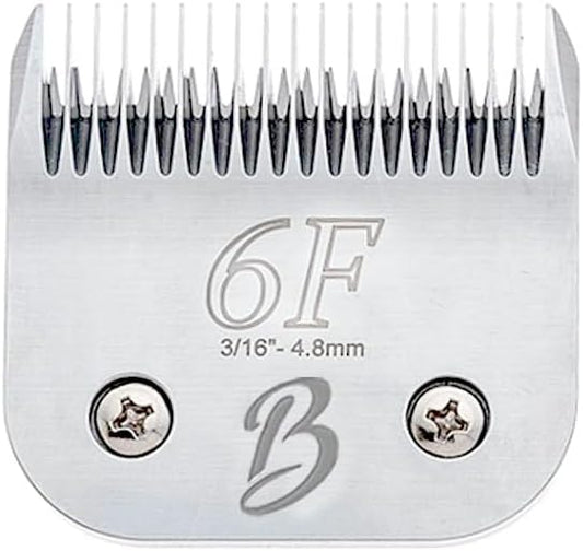Bucchelli Detachable A Series 6f Blade Dog Grooming Cuts Length 3/16" - 4.8mm Japanese High Carbon Steel Dog Grooming Blade Supplies | Detachable Blade Clippers (Compatible A5 Series(B6F)