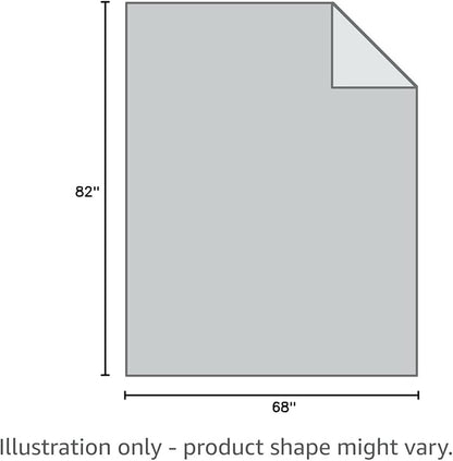 Ameritex Pet Bed Cover Dog Bed Blanket for Sofa and Furniture Waterproof New Pattern Design (68x82 Inch, Dark Grey)