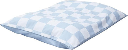 UWELL PETS Large Dog Bed with Removable Washable Cover for Large Dogs Deluxe Plush Dog Crate Beds Comfy Kennel Pad Waterproof Lining and Blue Gel Memory Foam Memory Foam（Blue 40.2 * 30 * 4in）