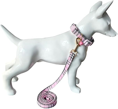 SuperBuddy Dog Collar and Leash,Breathable Adjustable Dog Collar-Safe Buckle-Collars for Small Medium Large Pet