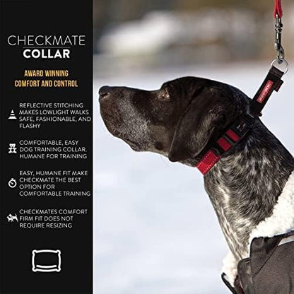 EzyDog Checkmate Martingale Collar for Dogs – Premium Nylon Training Dog Collar for Easy Control with no Choking (Small, Green Camo)