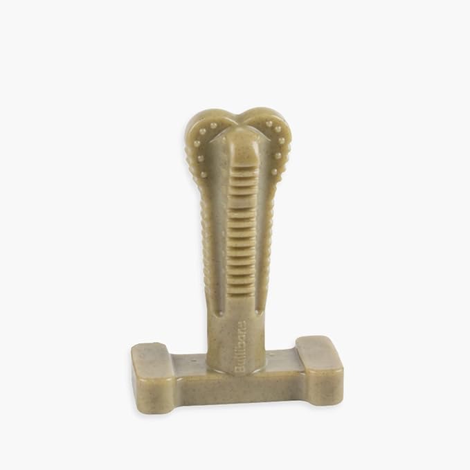 Bullibone Nylon Dog Chew Toy Spin-a-Bone - Interactive Dog Toy, Triggers Natural Instincts, and Improves Oral Health
