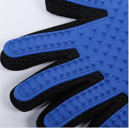 GentleGroom 259-Tip Pet Hair Removal Glove – Deshedding & Grooming Glove for Dogs & Cats, Washable, Adjustable Wrist, Fur Peels Off Clean, Perfect Pet Grooming Glove for Cats & Dogs