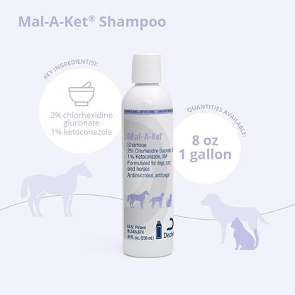 Mal-A-Ket Shampoo for Dogs and Cats, 8 oz