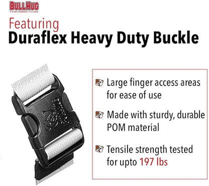BULLHUG Adjustable Dog Harness– No Pull, No Choke – for English Bulldogs, French Bulldogs, Pugs & Broad-Chested Breeds – Easy, Safe Walks (Rosie, XL)