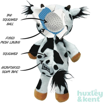 Huxley & Kent Slappies for Dogs | Squiggly Squid (Large) | Squeak & Shake Dog Toy | No Stuff Squeaky Toy, TPR Ball in Head | Simulates Hunting Nature for Dogs