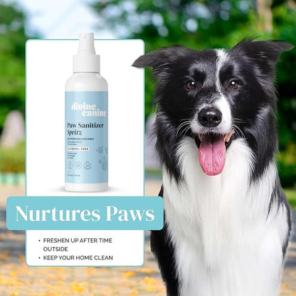 Dog Paw Cleaner - 5.1 Fl Oz of Alcohol Free Paw Cleansing Spray - Made with Coconut, Aloe, Copaiba Oil, and Lemongrass Oil to Nourish and Clean Paws - Made in The USA