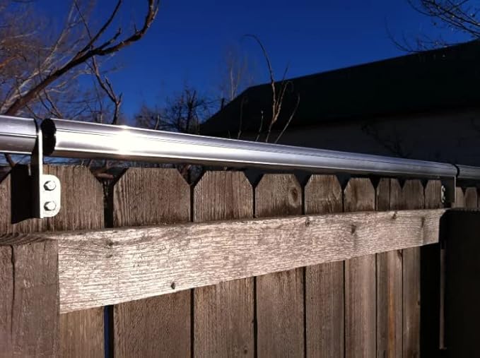 Coyote Roller 8 Foot Kit - Keep Pets Contained, Coyotes Out - Cats, Dogs, Coyotes - Wood Dog Ear