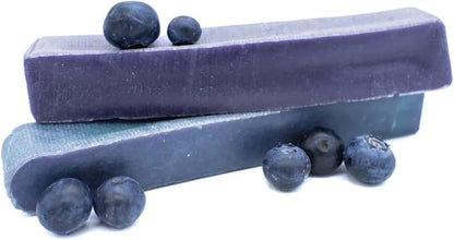 Bully Bunches Premium Fruit-Flavored Himalayan Yak Chew for Dogs - 100g, All-Natural, Long-Lasting, Authentic Yak Milk, Healthy Dental Chew, High-Protein (Medium Blueberry - 3PK, Blueberry)